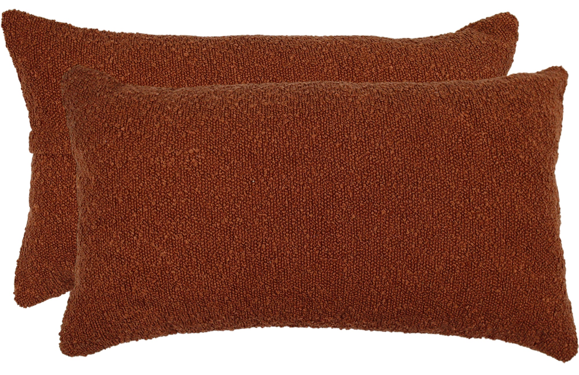 Chenille Cushion - Rust