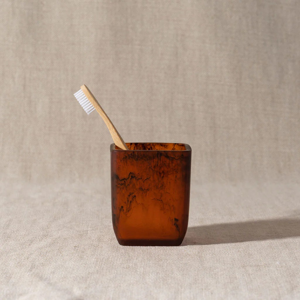 Saarde Resin Toothbrush Holder - Earth