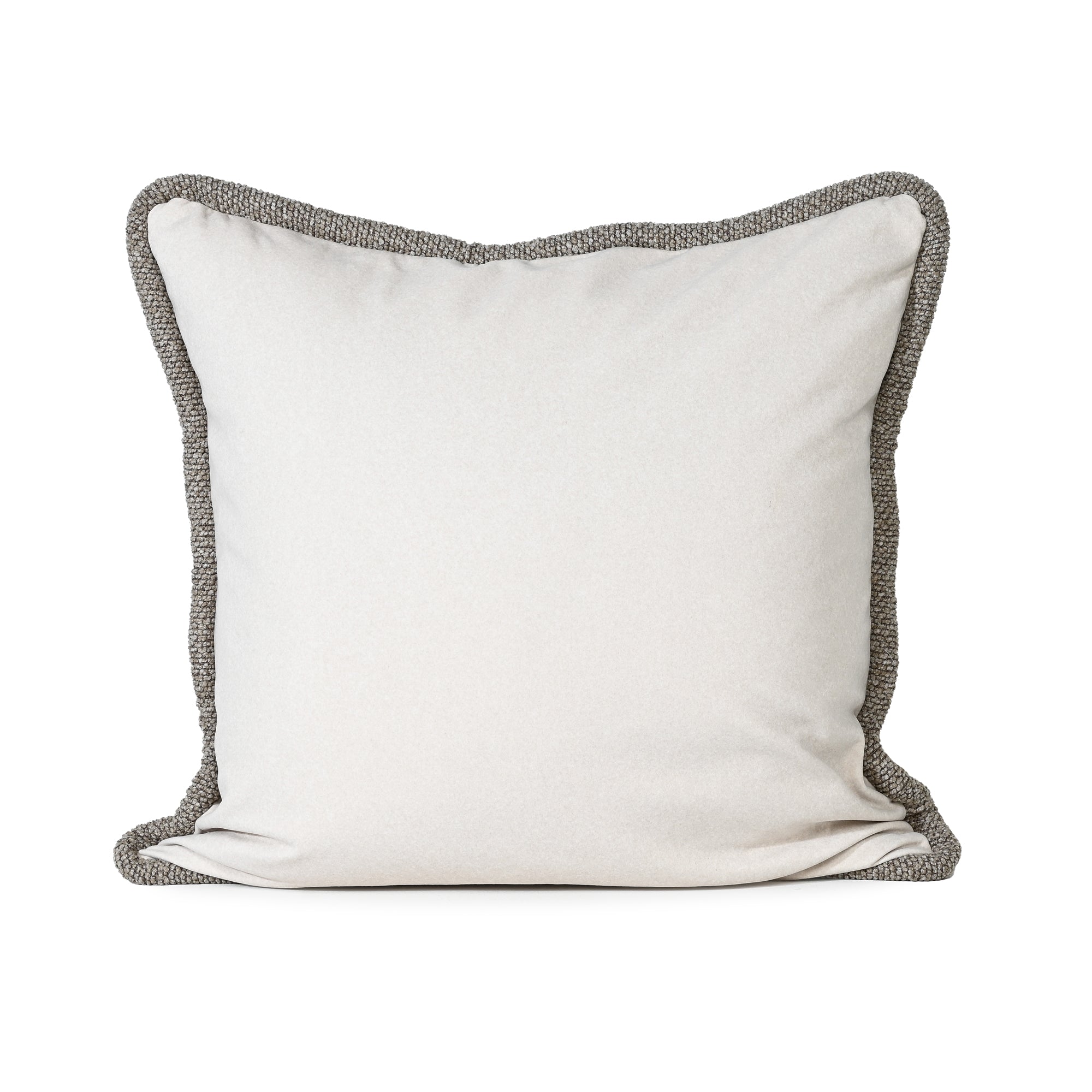 Cappucino Mohair Cushion - Square
