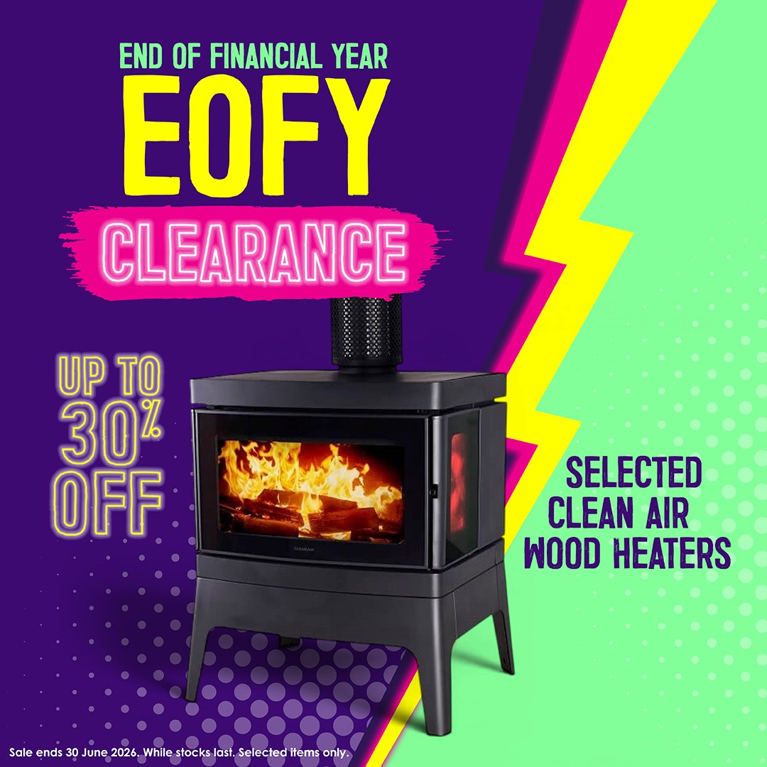 Clean Air Medium Console Wood Heater - Freestanding