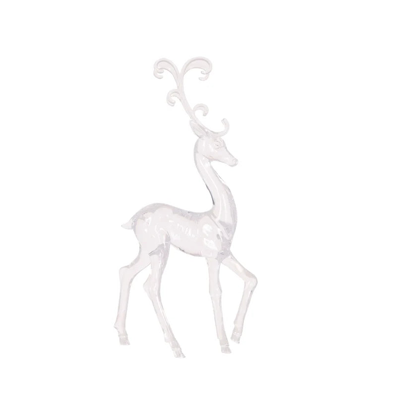 31cm Elaborate Glistening Gallop Reindeer