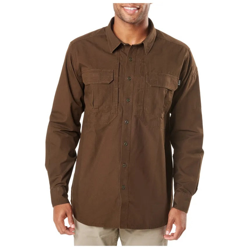 5.11 Expedition L/S Shirt Med Brown- Mens