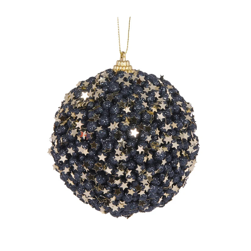 Mini Navy Stars Bauble