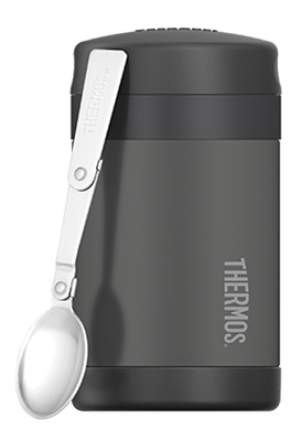 Thermos 470 ml FUNtainer Stainless Steel Vacuum Insulated Food Jar with Spoon