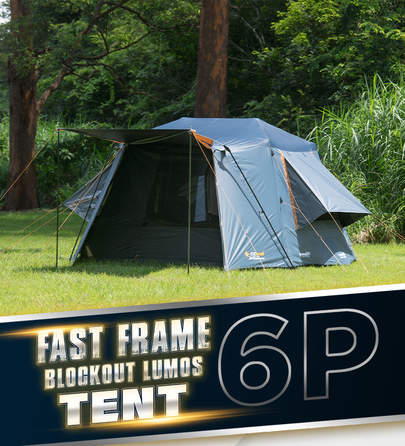 oztrail blockout tent Oztrail Fast Frame Blockout LUMOS 6P Tent