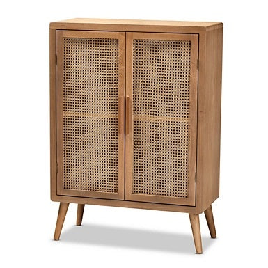 Mulberry Rattan Cabinet