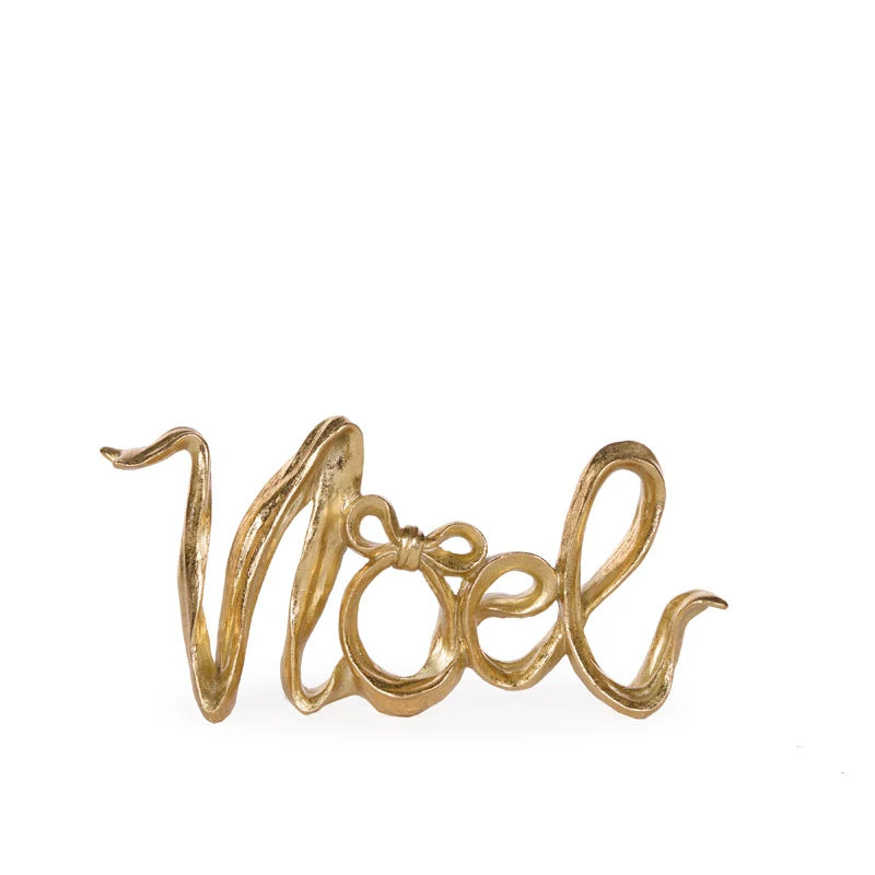 Gilded Noel Sign