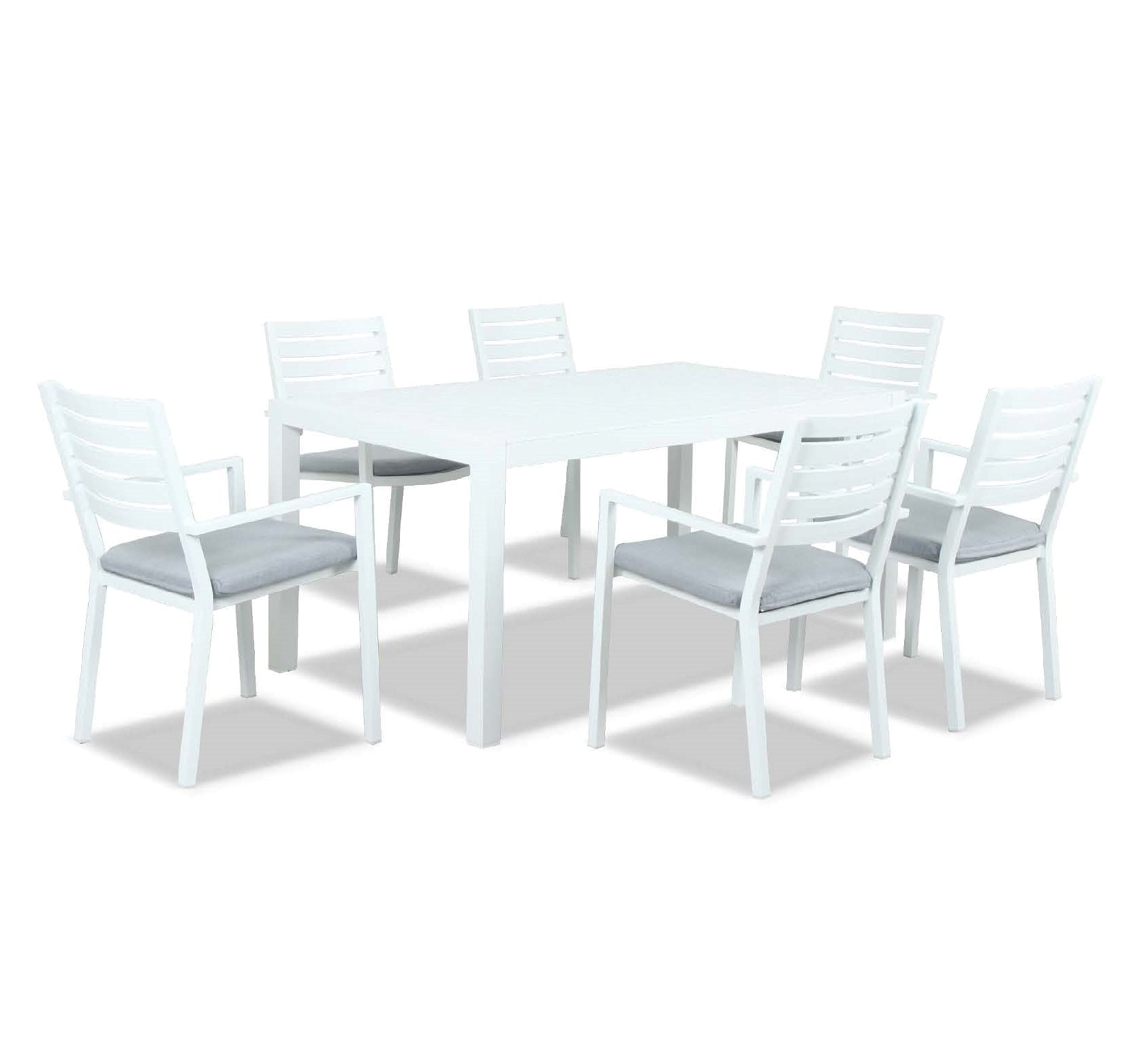 Aluminium Slatted Outdoor Table