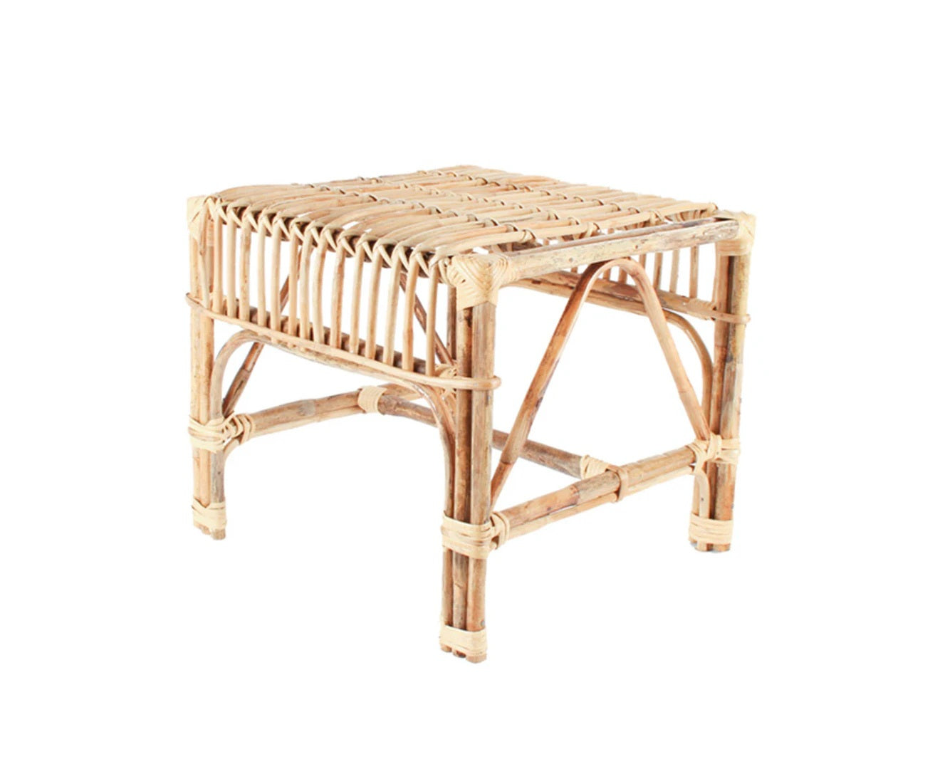 Wray Cane Side Table Natural