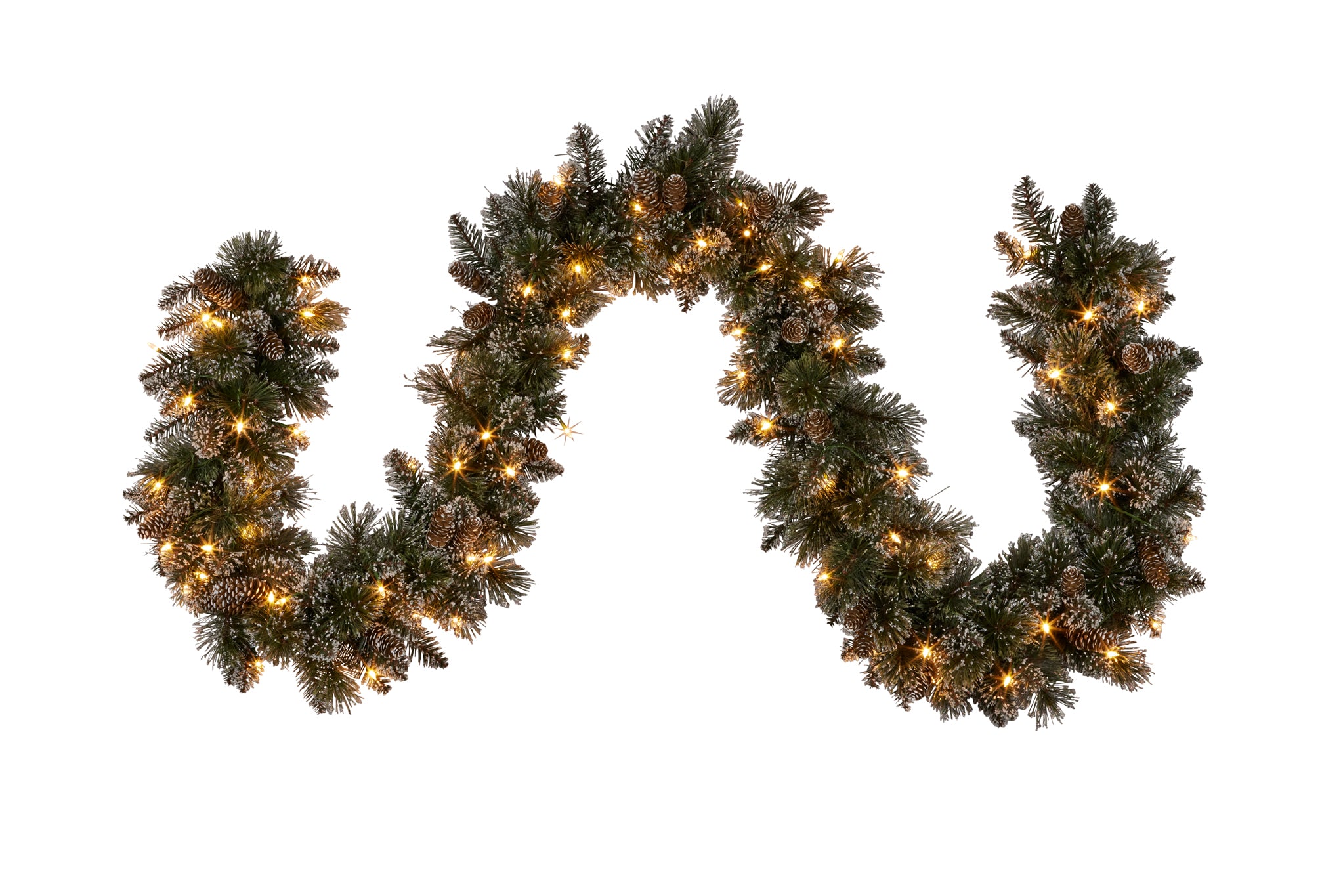 Cashmere Garland with Lights 274cm