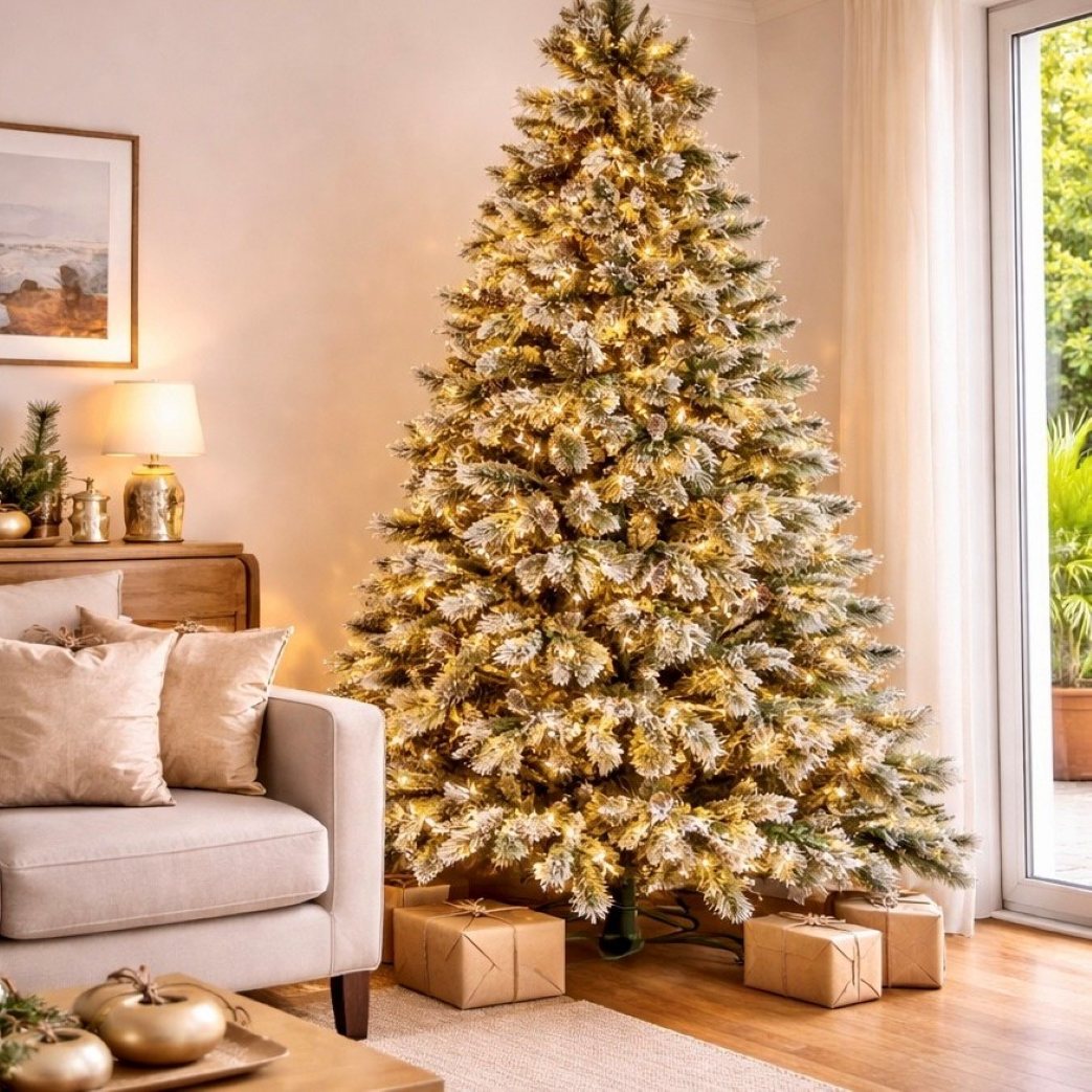 7.5FT Cashmere Xmas Tree wLights