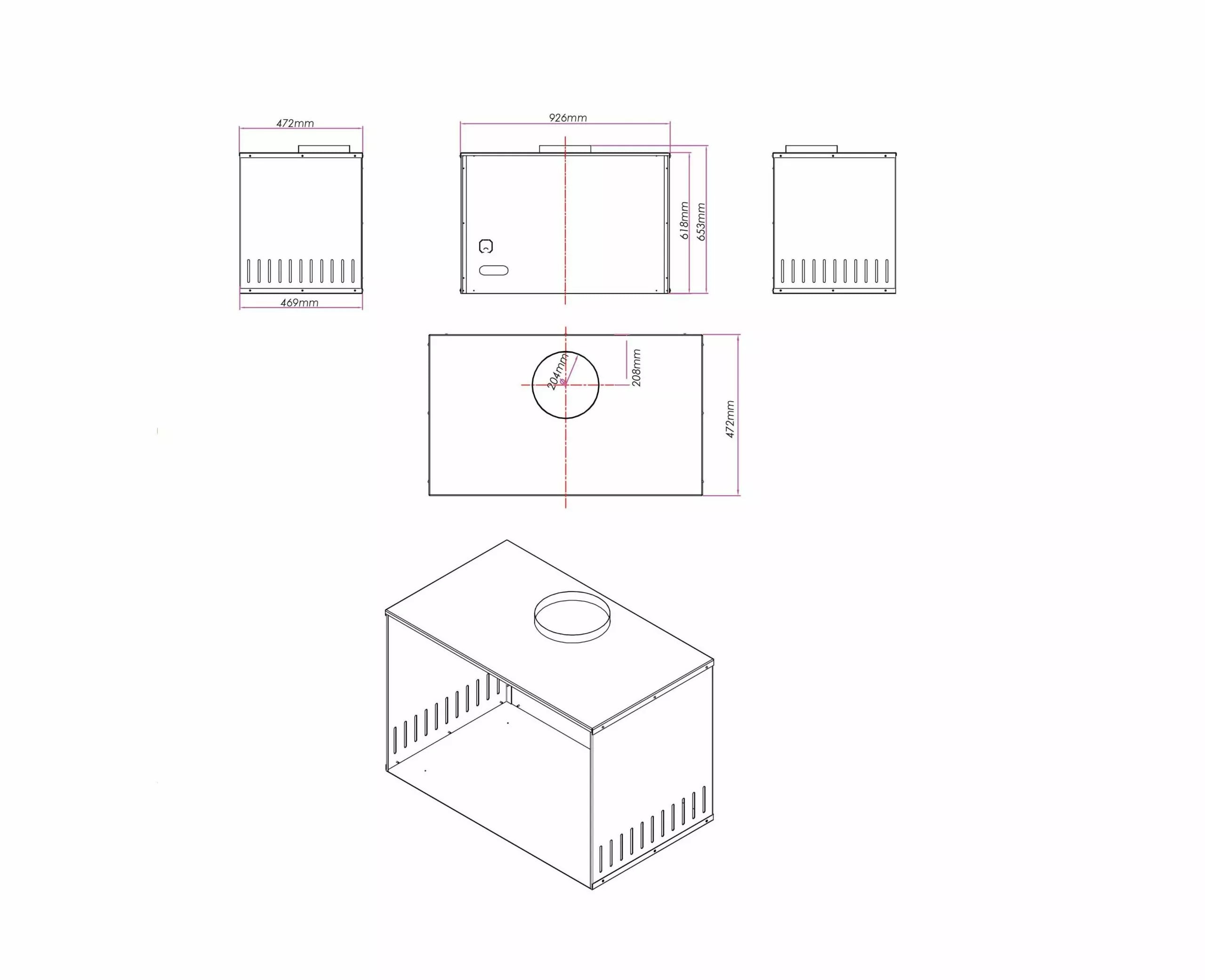 Heat n Glo I35-X Freestanding Gas Heater