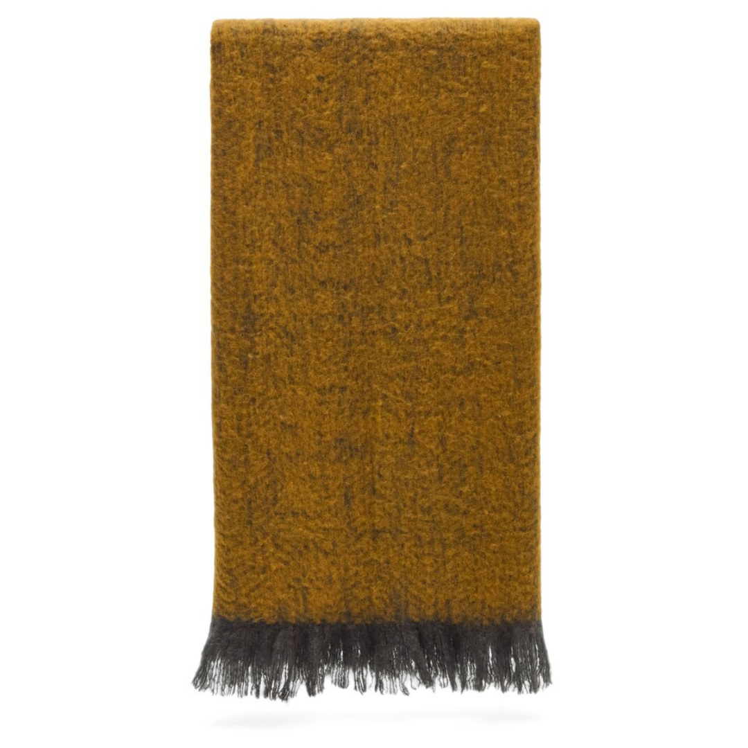 NIDIR Blanket Mustard/Grey