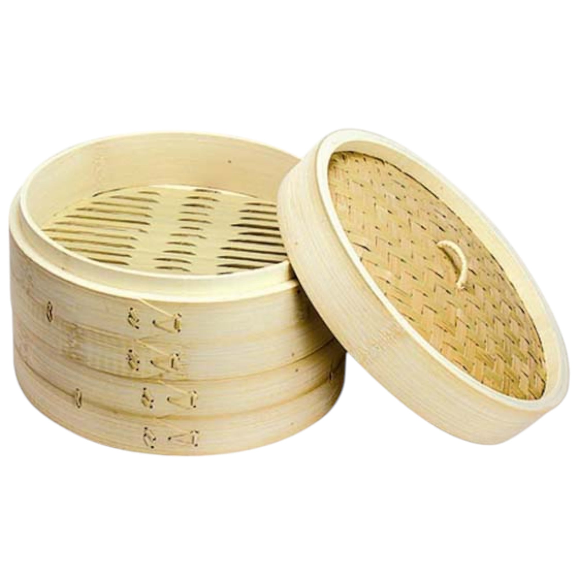 Set of 2 Bamboo Steamers