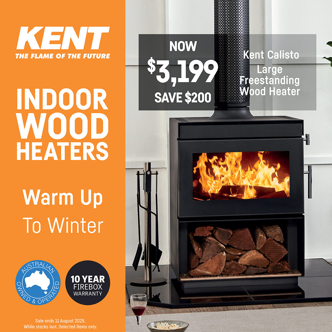 Kent Calisto Freestanding Wood Heater - Large Freestanding