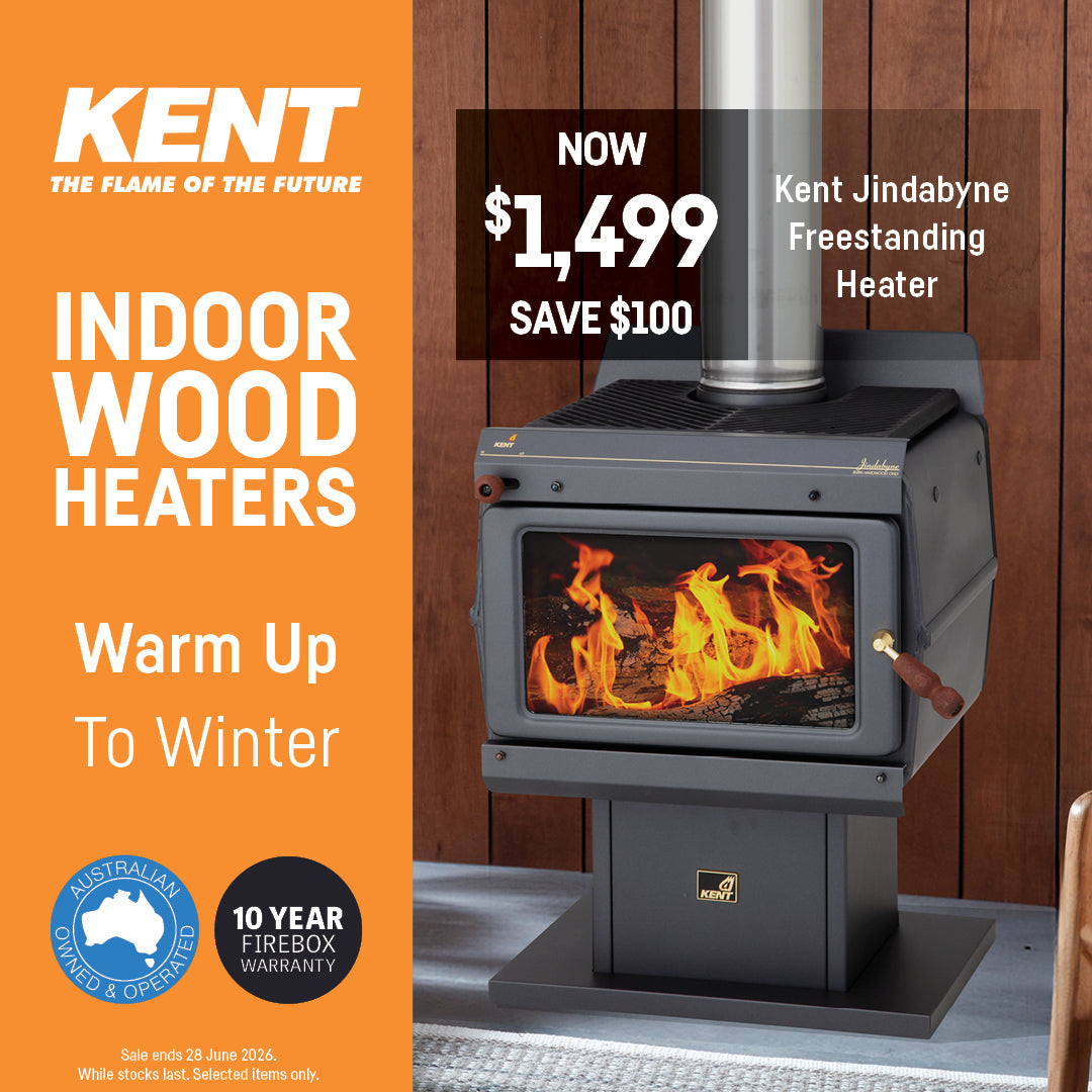 Kent Jindabyne Wood Heater - Freestanding