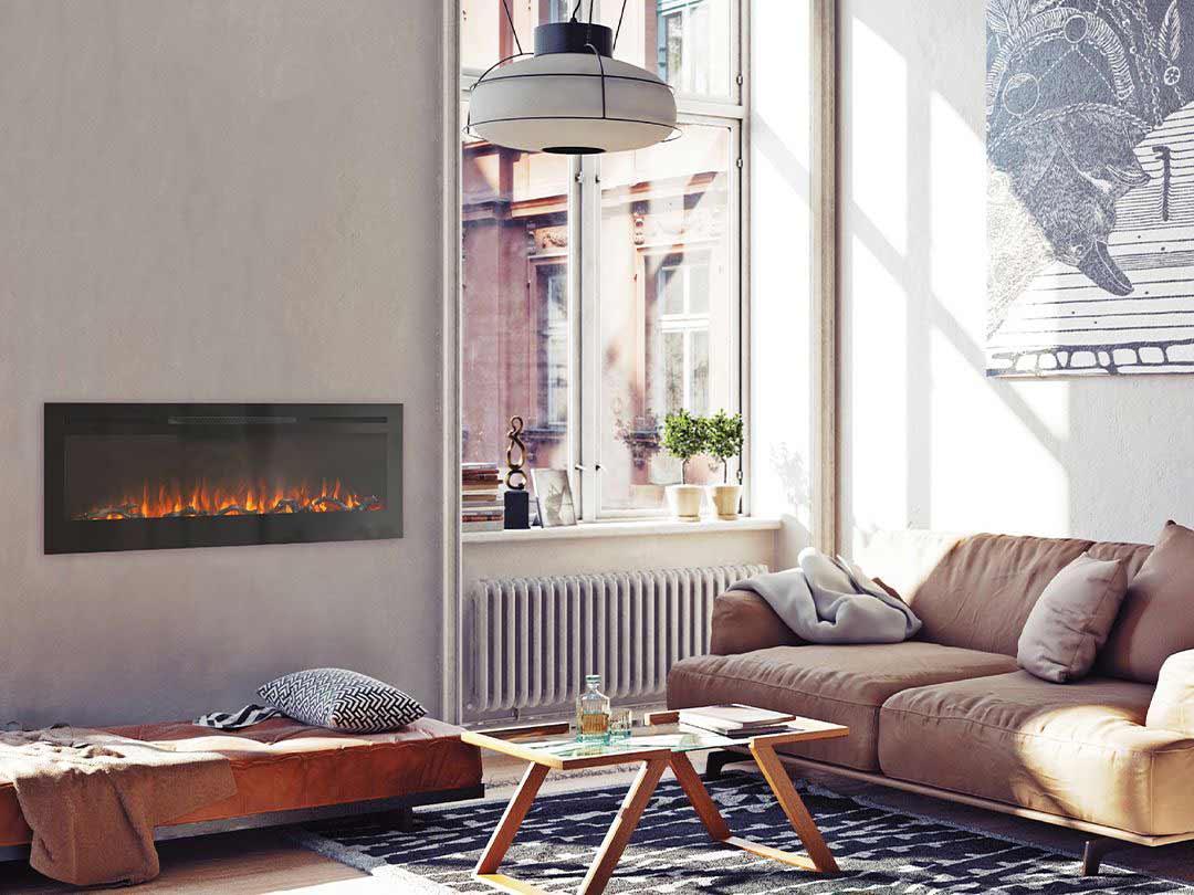 VisionLINE Linear S2 – Electric Wall Fireplace