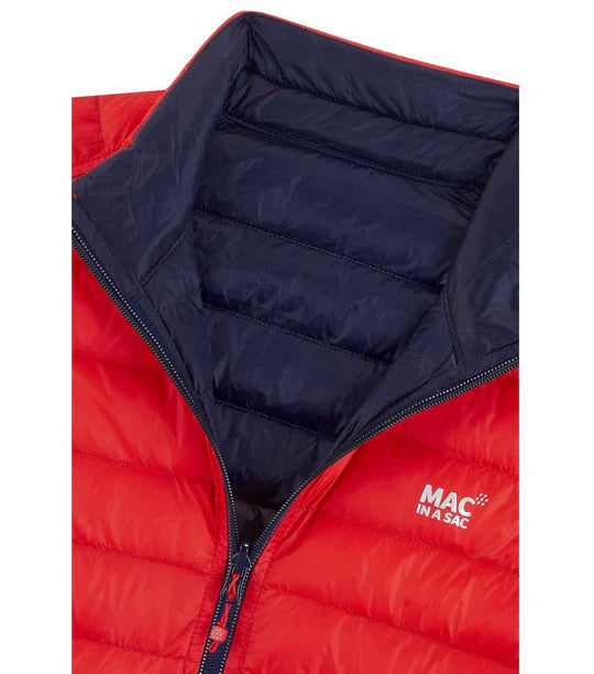 Mac in a Sac Reversible Jacket - Red/Navy