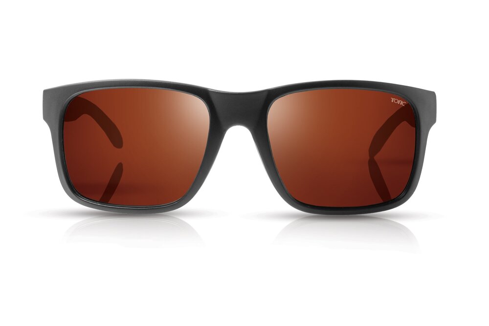 Tonic Mo Sunglasses - Matt Black - Photochromic Copper Lens