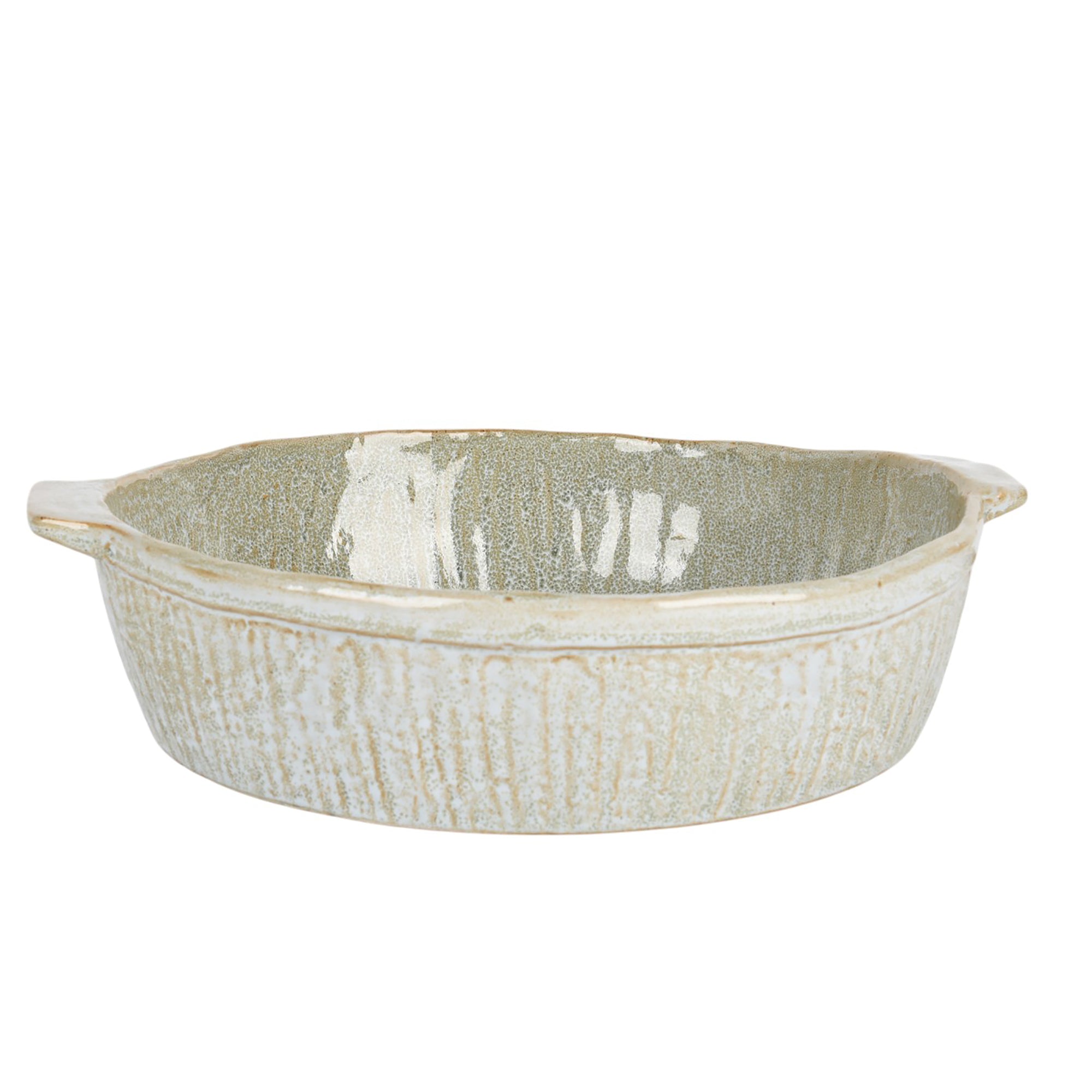Cuzina Reactive Ceramic Round Baking Dish.
