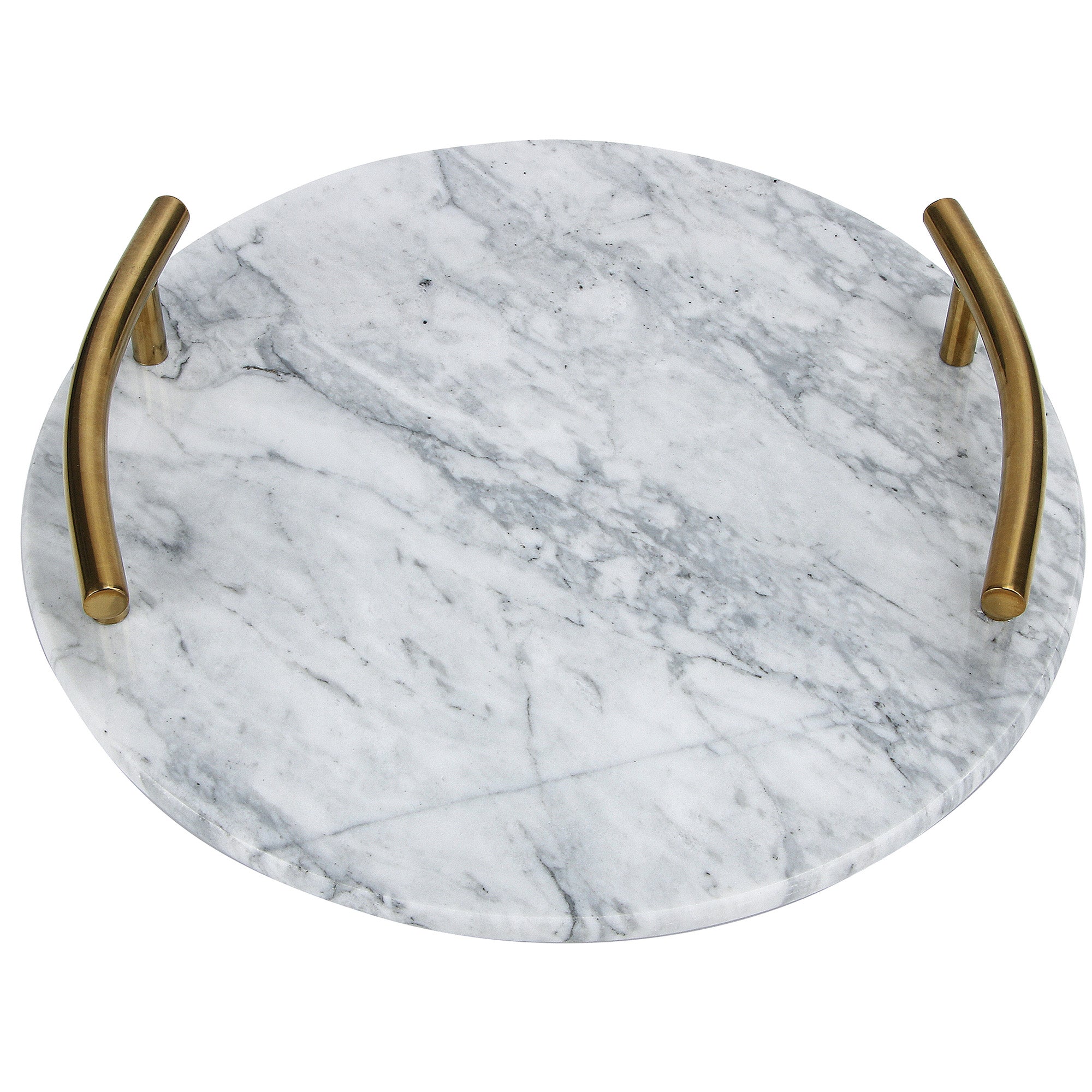 Marble Carry Tray - Round