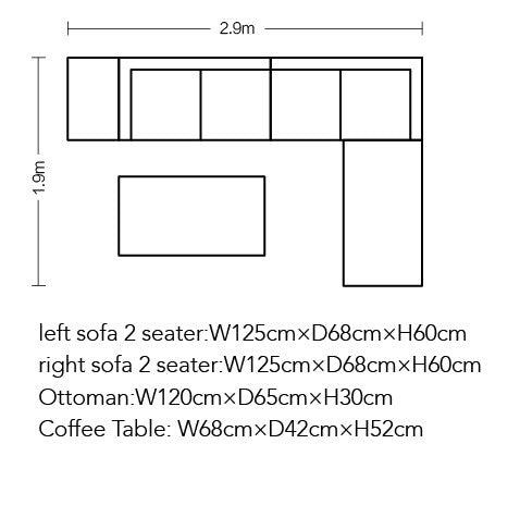 Modular Outdoor Lounge Setting