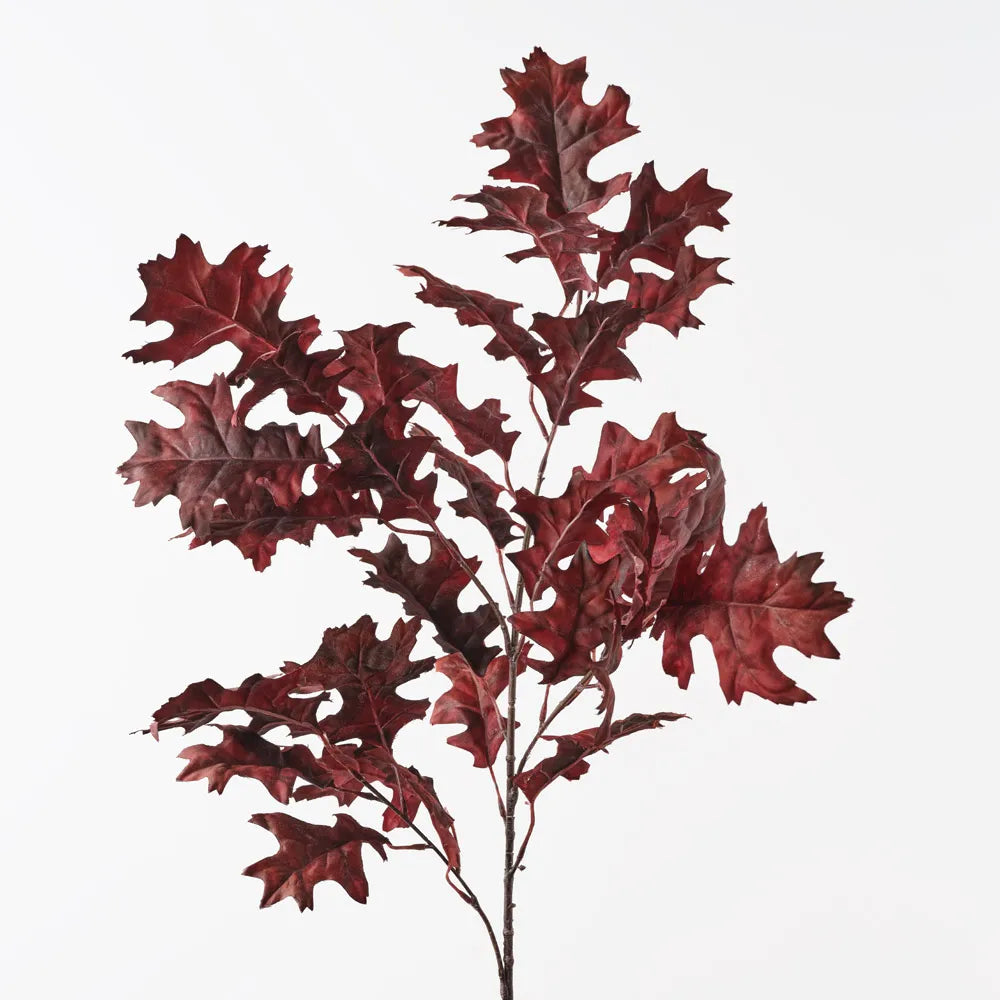 Oak Leaf Spray Burgundy