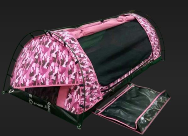 Kulkyne Single Pink Camo Swag - Basic Mattress