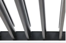 Pavillion Gazebo - Gunmetal - double finned