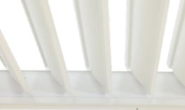 Pavillion Gazebo - White - double finned