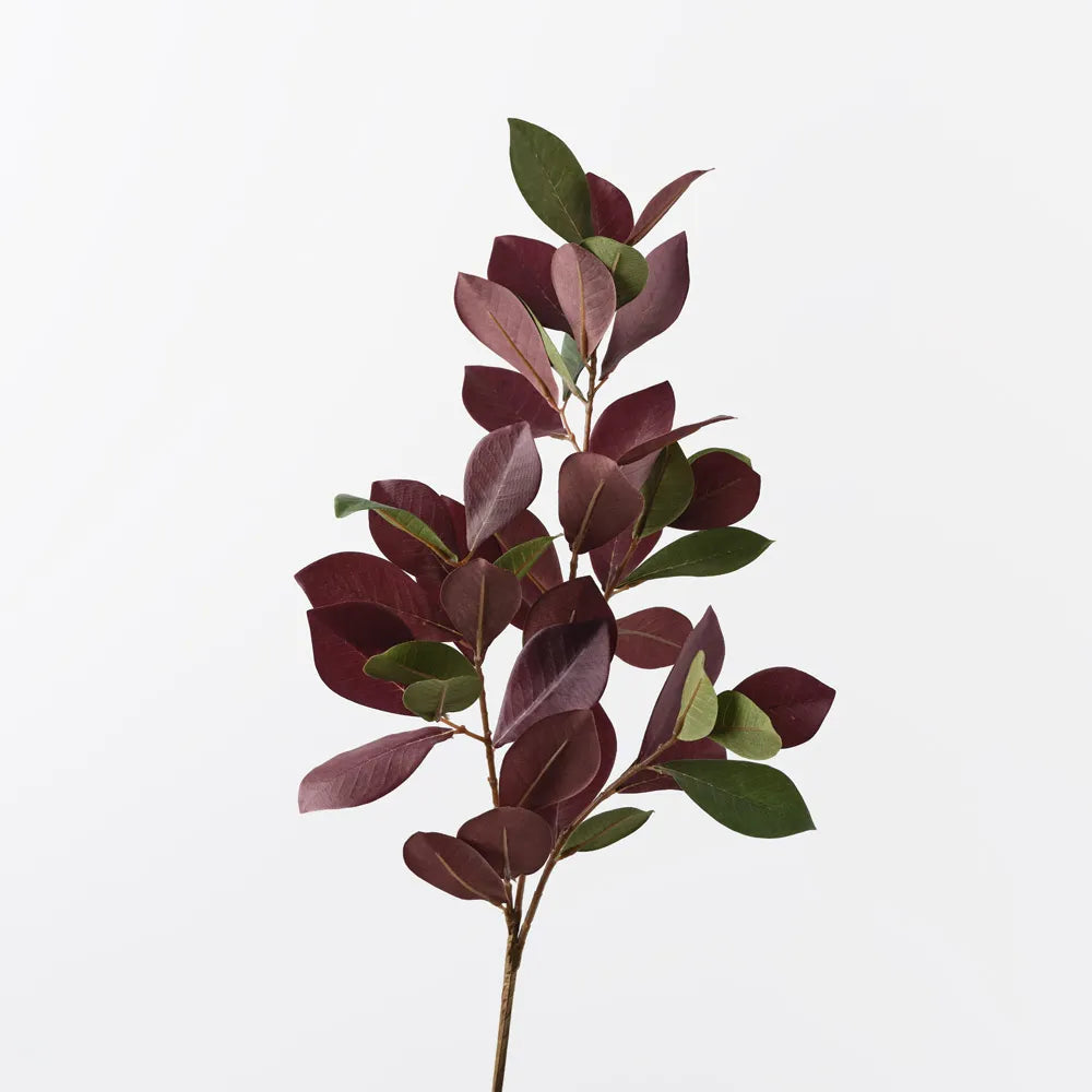 Pomegranite Leaf Spray Burgandy/Green