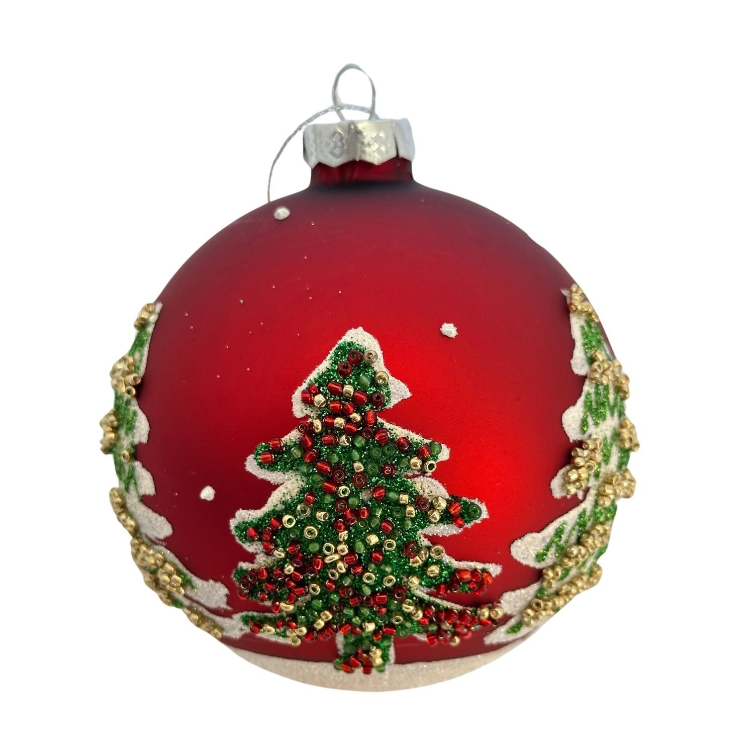 Red Tree Ball Hanging