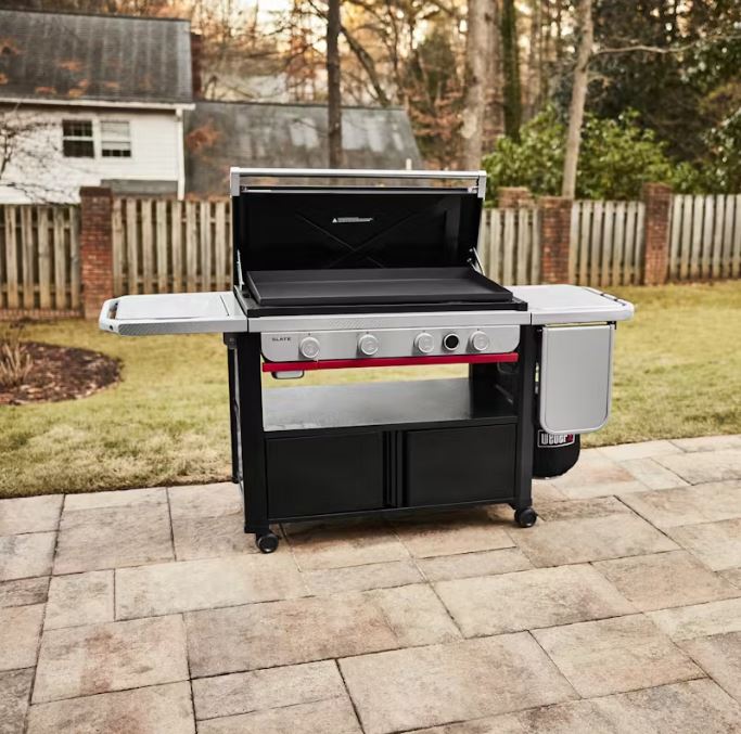 Weber Slate Premium Griddle 36'' 4 Burner