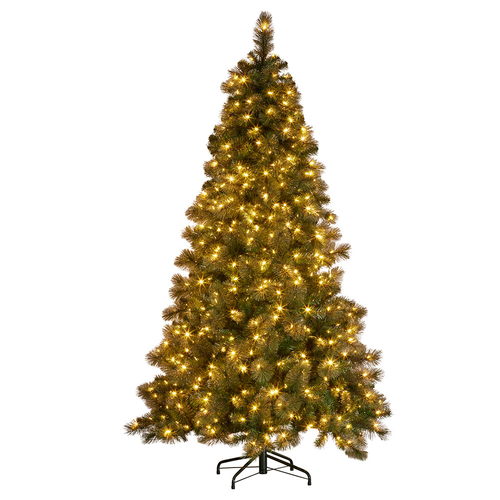 Tree With Lights Glittery