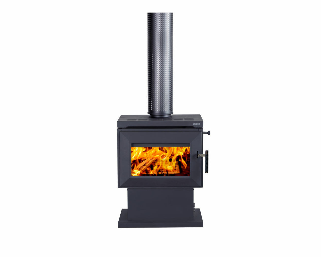 Saxon Merbau Wood Heater - Freestanding