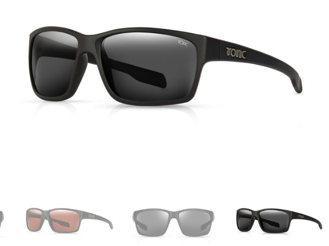 Tonic Titan Matt Black Photochromic Grey Sunglasses