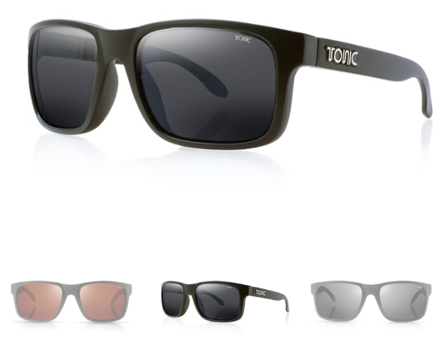 Tonic Mo Matt Black Photochromic Grey Lens Sunglasses