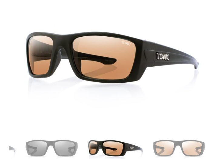 Tonic Youranium Matt Black Photochromic Copper Lens Sunglasses