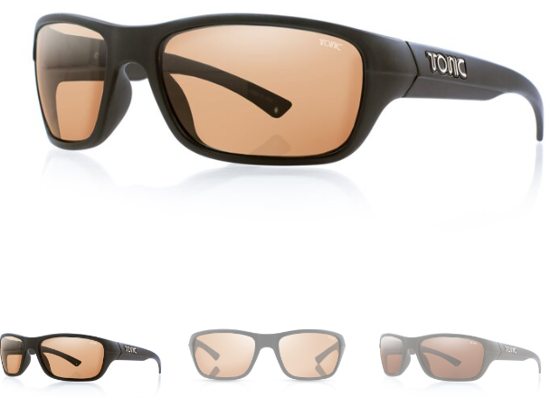 Tonic Rush Matt Black Photochromic Grey Sunglasses