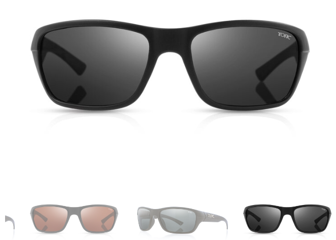 Tonic Rush Matt Black Photochromic Grey Sunglasses