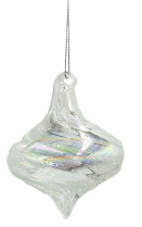 Glass Bauble Irridescent