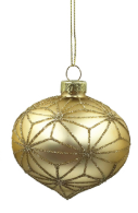 Glass Bauble Champ/Glitter