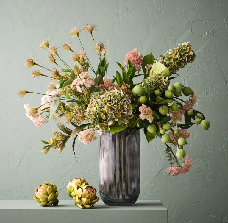 Skimmia Spray Green/Yellow 46cm