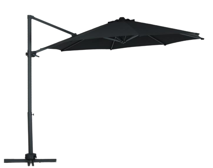 Sonoran Octagonal Black Umbrella - 3m