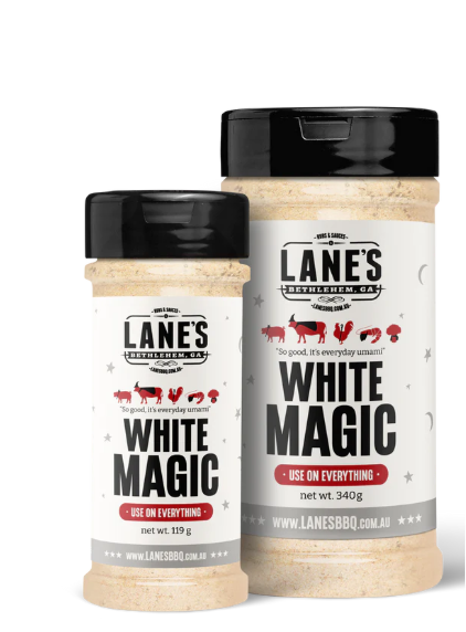 Lane's White Magic Rub Pitmaster