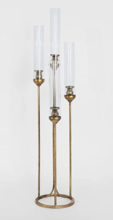 Isabella Golden Candle Stand 90cm