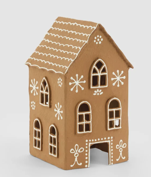 Mache Tall Gingerbread House