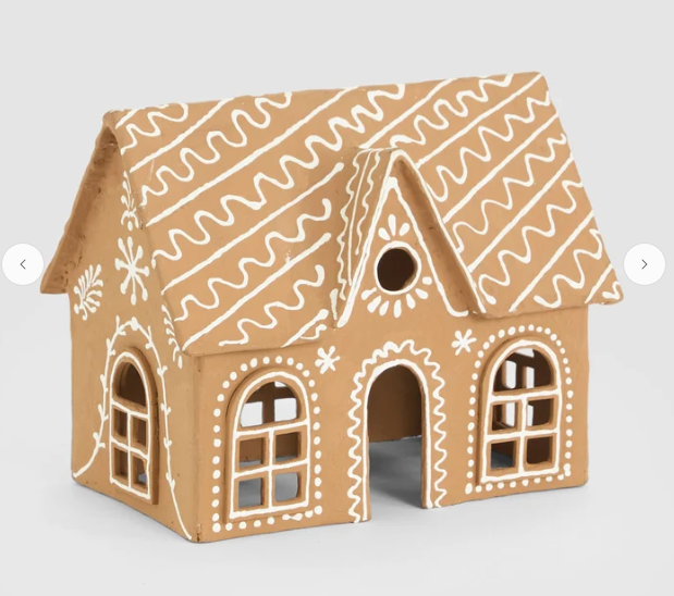 Mache Gingerbread Cottage