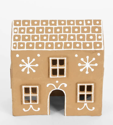 Mache Decorative Gingerbread House