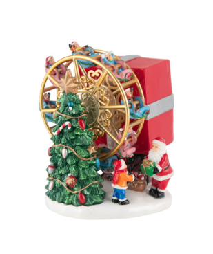 Resin Revolving Musical Ferris